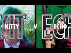 Kitty vs Echo- Who Will Win The Blowjob Race - Screenshot 2 of 16 - British Amateur