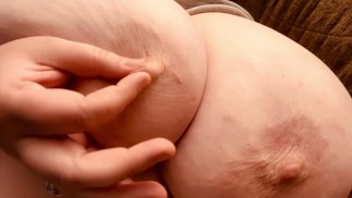 Stimulating my nipples, such a good girl I am with my big tits