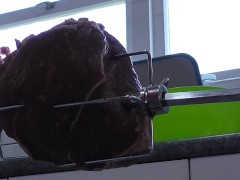 Kiwi MILF slut gets used for a real hardcore spit roast in her Ass by her Master