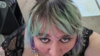 Naughty Trans Goth Girl Gets Railed By Dragon Cock