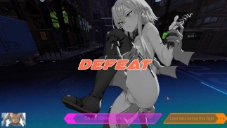 COLONY CITY 27 - SEXY CYBERPUNK BLONDIE FUCKED BY TWO DICKS