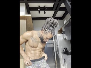 Giant soft cock on underwear. Suck it