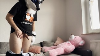 Furry Fursuit Coudle und Fick Riesiger Plüschbär || Plüschophilie Plüschtier || Therian