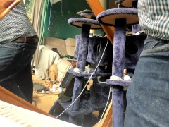 trousers down