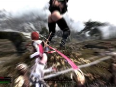 Two Giantess have fun in the Kingdom - Skyrim Giantess