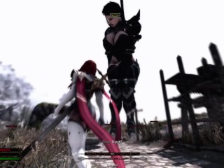 Two Giantess have Fun in the Kingdom - Skyrim Giantess