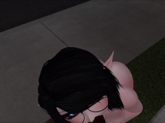 Your Big Tittie Goth GF Sucks You Off On A Street Corner! Teaser! | VRC
