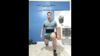 Working out, getting ready to be a star
