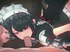 【ゼンレスゾーンゼロ】エレン・ジョーが複数人に乳揉まれ攻められる3Dエロアニメーション(part2。Zenless Zone Zero Ellen Joe gangbang. 艾莲・乔) - Screenshot 6 of 16 - ゼンゼロ