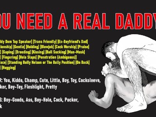 [audio] you need a Real Daddy don't you Boy?