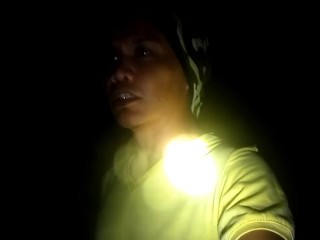 Hala!! may Nakita Ako may Nagkantutan SA Dagat..Sapul SA Aking Flashlight
