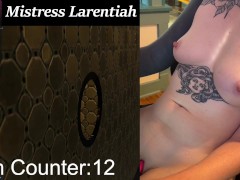 Gamer Girl tries Gloryhole in Online Sex Game