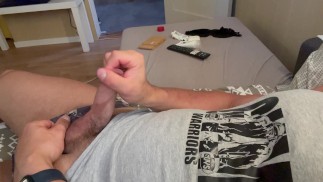 Jerking off every morning.