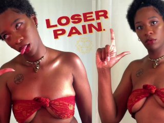 Loser Pain. eKRYSTALLINE JOI Findom Femdom Verbal Humiliation