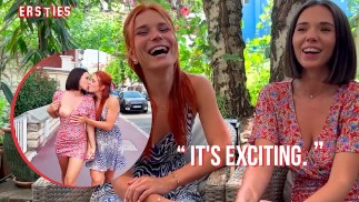 Ersties - Clemence & Eve Do Naughty Lesbian Things In Public