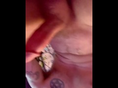 Getting my thick cock nice and ready