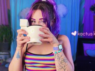 pee countdown + cleavage tease (teaser)