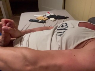 Jerking off Screaming and Cumming.