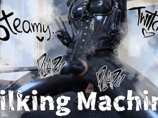 [latex] Rubber dolls that get milked by sex machines💜