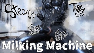 [Latex] Gummipuppen, die von Sexmaschinen💜 gemolken werden