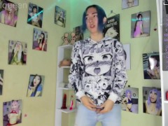 My stepdad , desesperation for pee