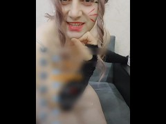 Shemale Bend Down Big Ass Tranny Booty Ladyboy Cute Blonde Sissy Crossdresser White Slut