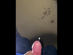 Quick cum shot at work