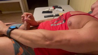 Morning’s Jerking off screaming and cumming.