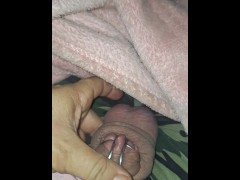 Swollen balls in chastity