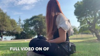 Italian Milf Artemisia Love 420 Smoking Sesh @ the park Full video on OF