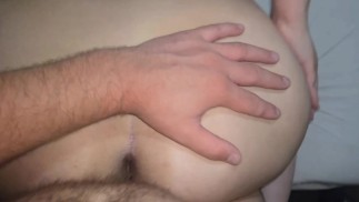 College PAWG with Jiggly Ass and Small Tits Gets Fucked Doggystyle! Amateur Couple Quickie