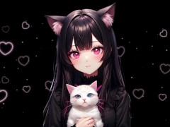 Erotic ASMR RP - Catching your Neko GF in your room