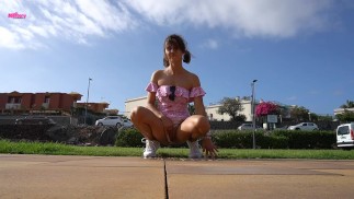 Real need to pee in the city center