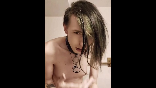 Shower time with a trans femme