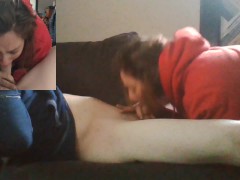 Heather Kane Looks at Disappointing Cock while Milking!