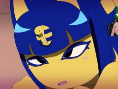 Polla grande perfecta cabalgando por Ankha