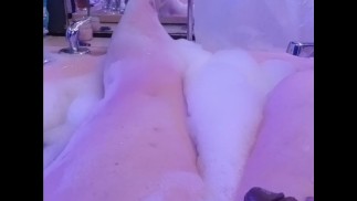 Bubble bath torpedo dildo