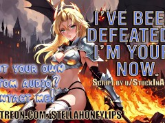 Paladin turns into the Demon King's blowjob giving, ass eating, Pleasureslut | Audio Roleplay