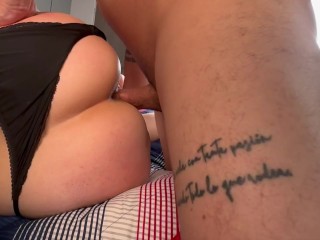 Hermanastra Caliente me Presta Su Culito Para Penetrarla.