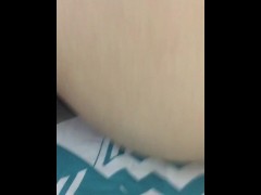 Cute hot girl records herself in the shower