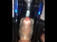 Cumming hard using my LETEN Thrusting-Pro Male Masturbator