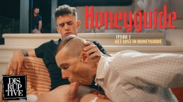 Hoss Kado 偷偷摸摸地在餐桌下抽搐，然后带走室友的鸡巴 - Honeyguide Pt 2
