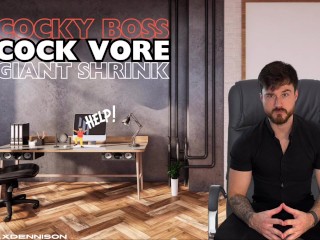 Дерзкий босс петух пожирает гигантский усадок