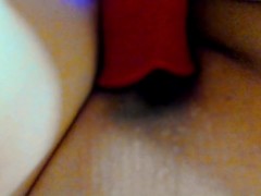 縞パンはいた女のおもちゃオナニー。 - Screenshot 13 of 16 - クリトリスオナニー