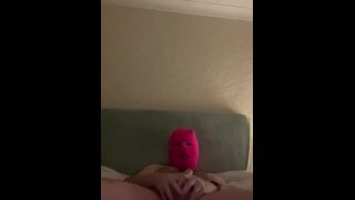 Balaclava porn video – Lubed up Playing with my Fat Cock - Pornhub Gay