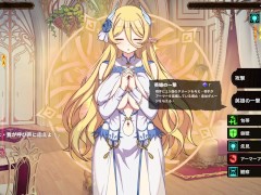 【#10 精霊の妊 - 傲慢なエルフたちを妊娠させて征服せよ-実況】金髪爆乳エルフがバックでオークに中出しされまくる。 1/16