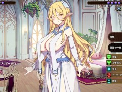 【#10 精霊の妊 - 傲慢なエルフたちを妊娠させて征服せよ-実況】金髪爆乳エルフがバックでオークに中出しされまくる。 3/16