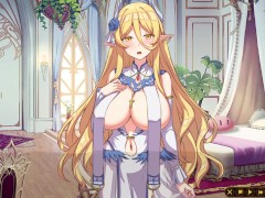 【#10 精霊の妊 - 傲慢なエルフたちを妊娠させて征服せよ-実況】金髪爆乳エルフがバックでオークに中出しされまくる。 5/16