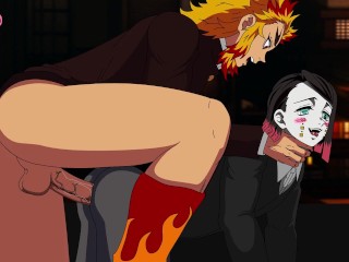 Yaoi Hentai Rengoku Fucks Hard Enmu, Anime Gay, Demon Slayer Gay, Kimetsu no Yaiba Yaoi, YaoiArt