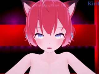 Akami Karubi and I have Intense Sex at a Love Hotel. - VTuber POV Hentai